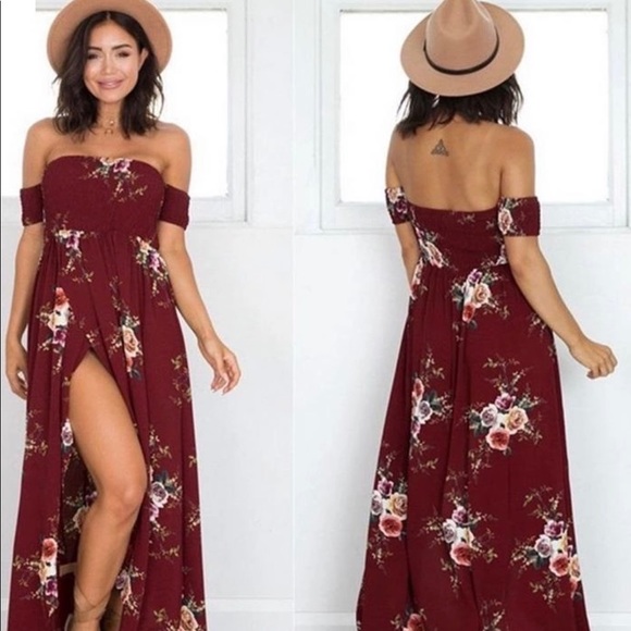 🌹New🌹Floral Print Boho Long Maxi dress🌹 - Picture 2 of 7